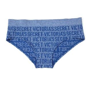 Victorias Secret Seamless Supersoft Hiphugger Panty Blue Large